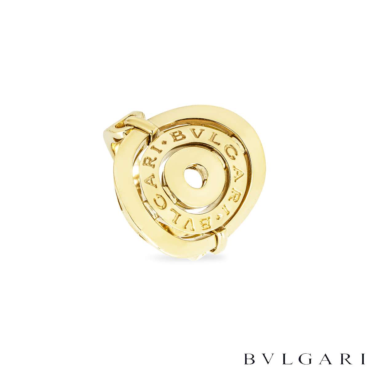 Bvlgari Yellow Gold Astrale Cerchi Ring Size 54